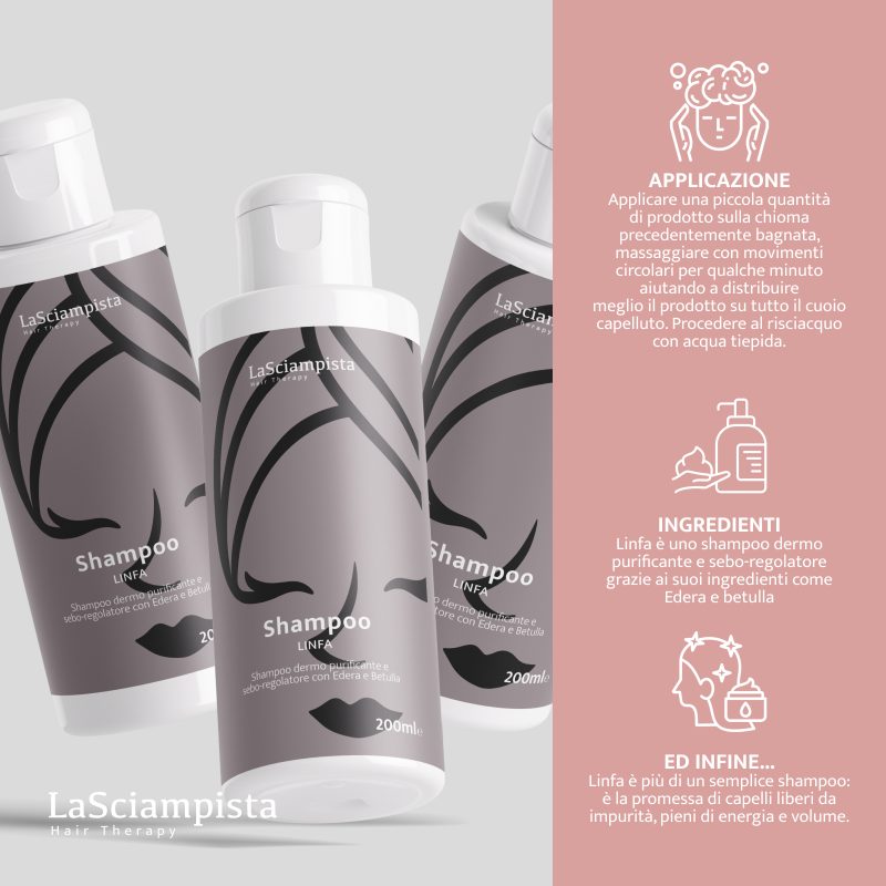 LINFA Shampoo dermo purificante e sebo-regolatore - immagine 8